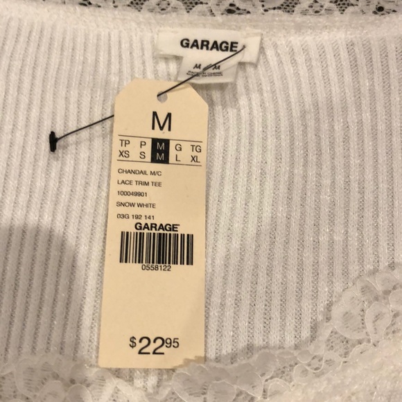 NWT Garage lace crop top - Picture 2 of 2